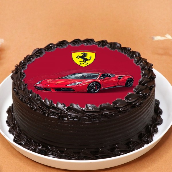 Ferrari Theme Cake