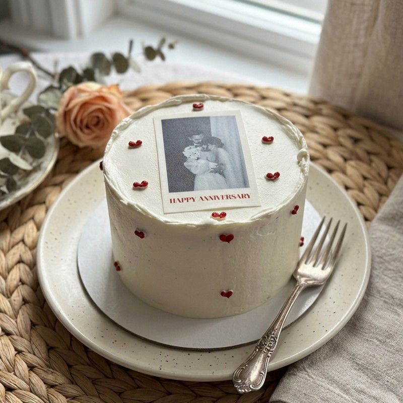 Personalised Photo Cake for Anniversary