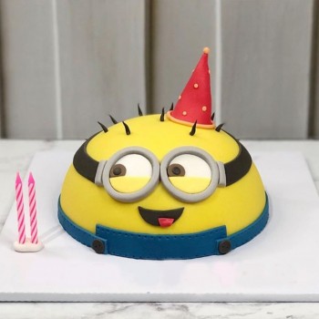 Minion Pinata Cake