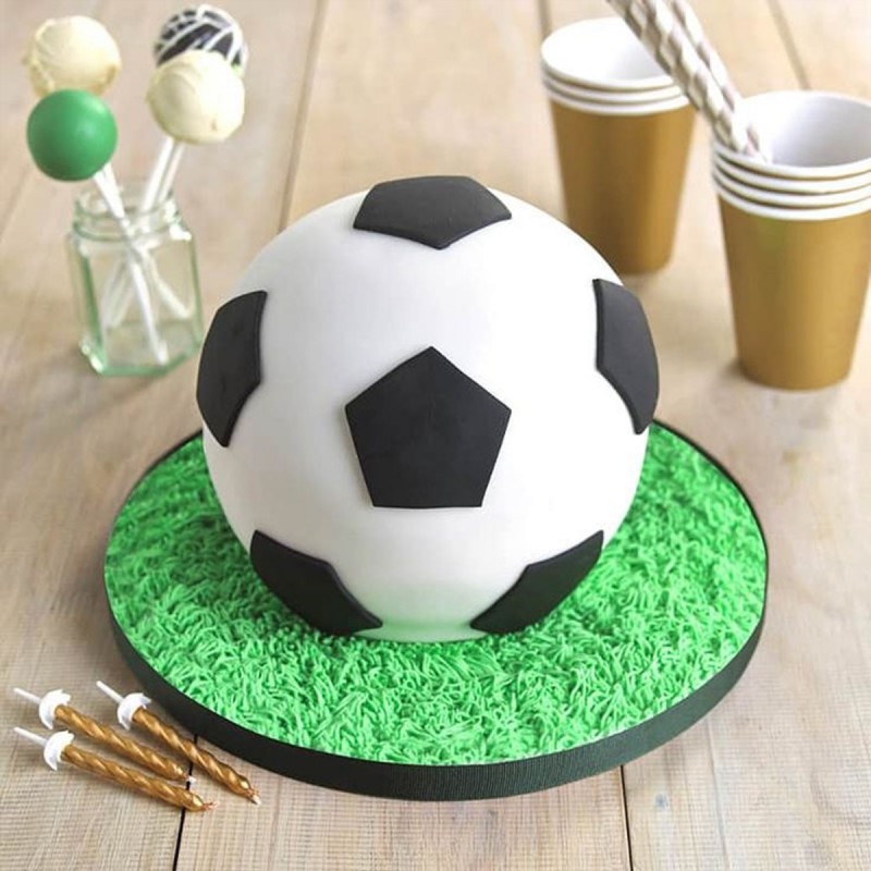 Football Theme Pinata Cake