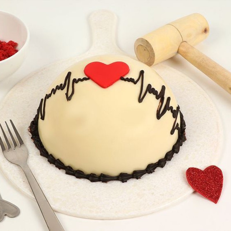 Love You Pinata Cake
