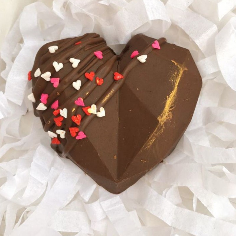 Heart Shape Pinata Cake