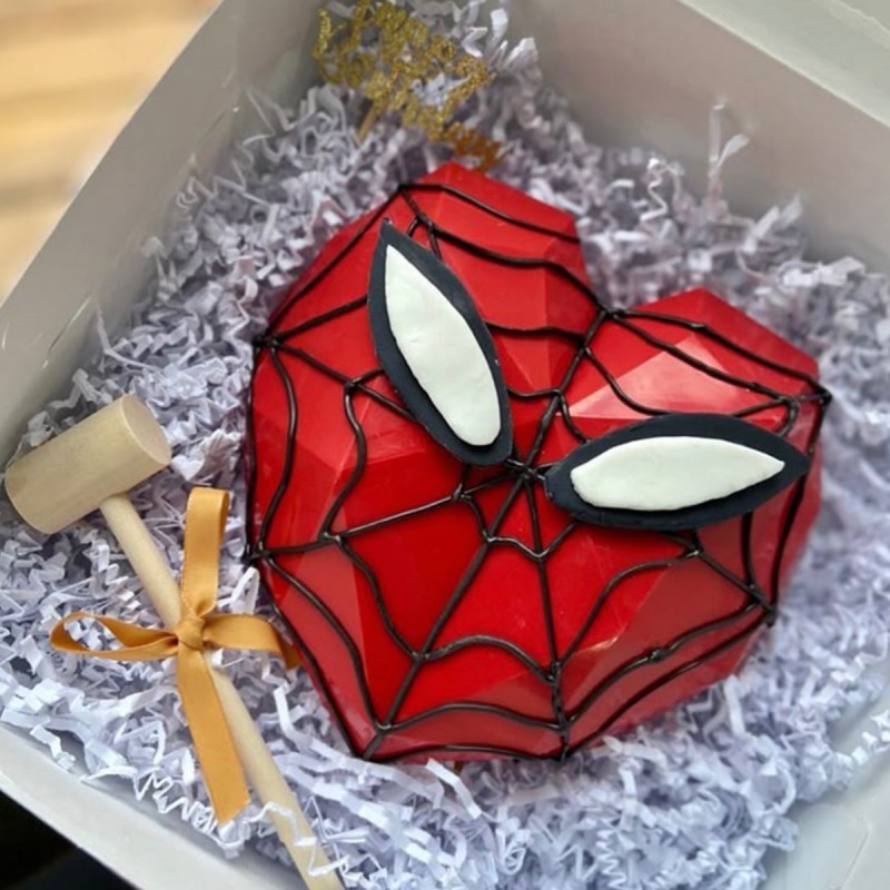 Spiderman Pinata Cake