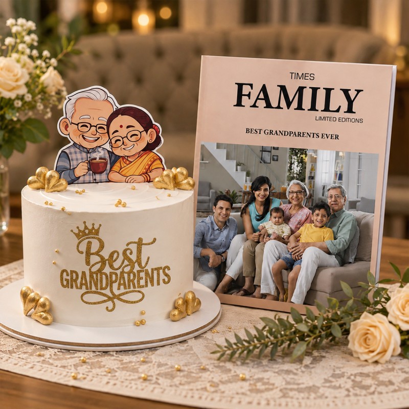 Cutest Grandparents Cake Combo