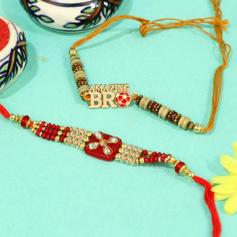 Appealing Designer Rakhi Combo