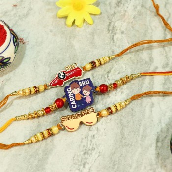 Ethnic Designer Rakhi Set