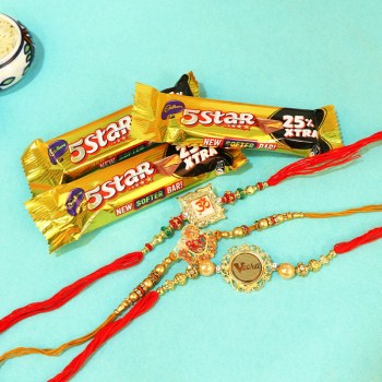 Ravishing Designer Rakhi N Chocolate
