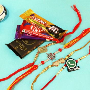 Chocolate Combo with pack of Rakhis