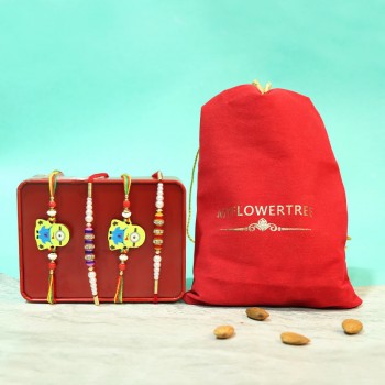Family Rakhi Pack with Almond