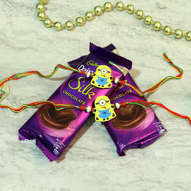 Doraemon thread rakhi