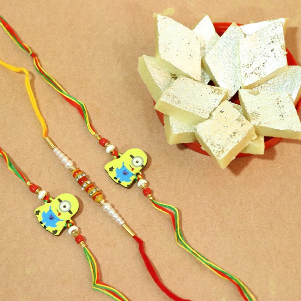 Adorable Rakhi Sweet Combo