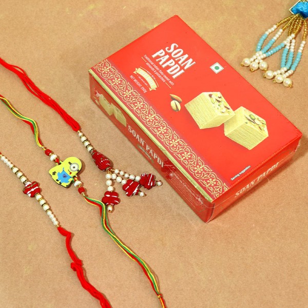 Delectable Rakhis with sweets