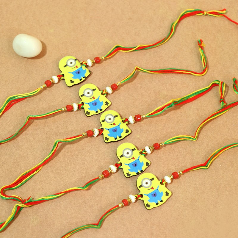 Attractive Minion Rakhi Set