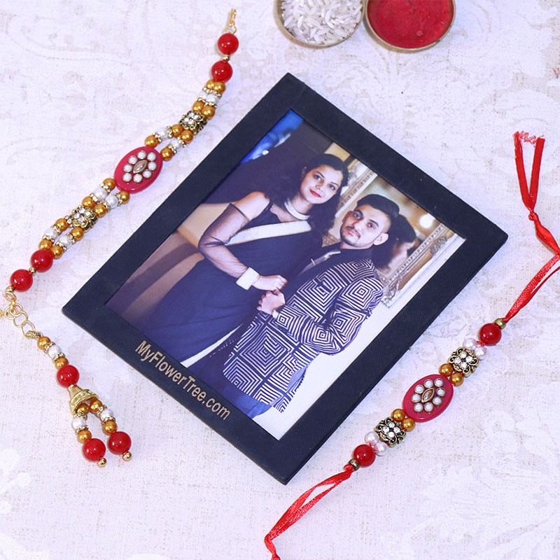 Rakhi With Framed Gift