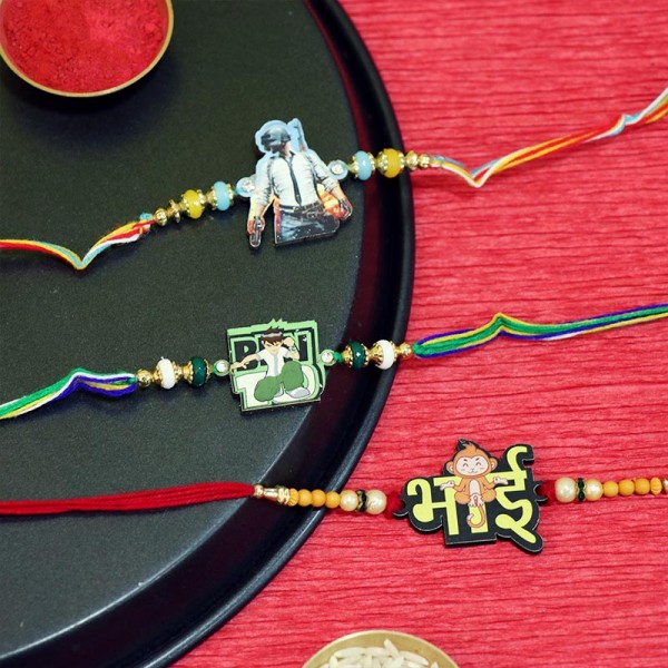 Kids Rakhi Trio Pack