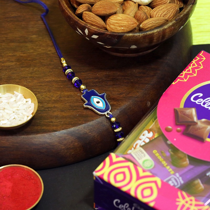 Evil Eye Rakhi Celebration Combo