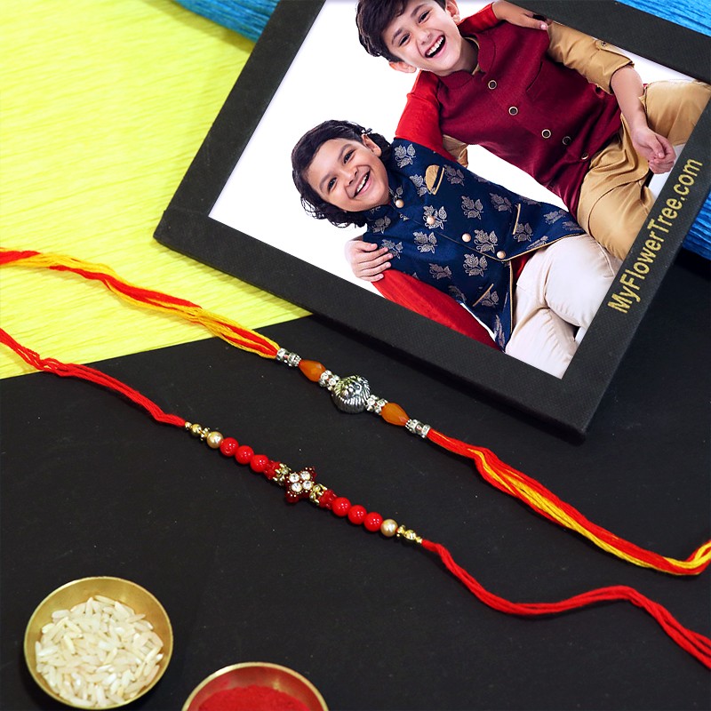 Classic Rakhi with Photo Frame