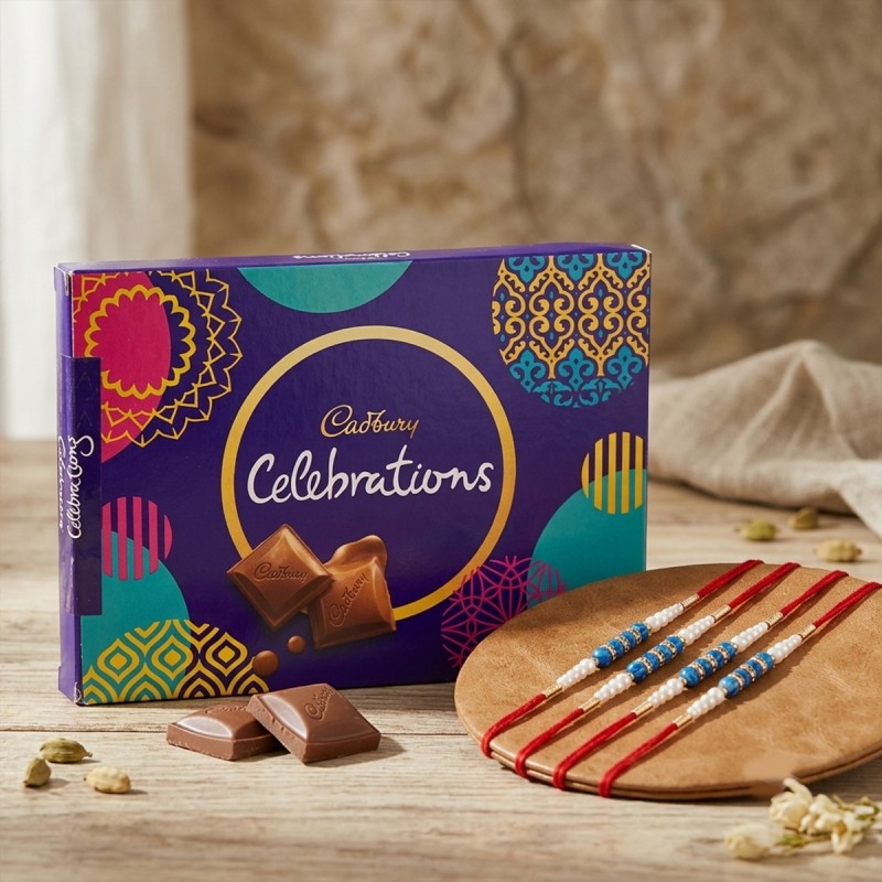 4 Pearl Rakhis N Cadbury Celebrations
