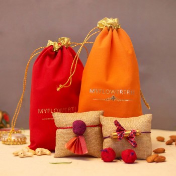 Ecofriendly Rakhi For Bhaiya Bhabhi