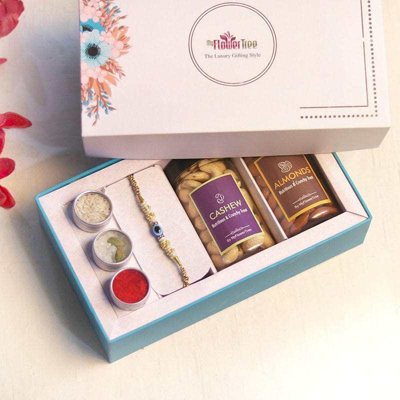send rakhi with dry fruits to india