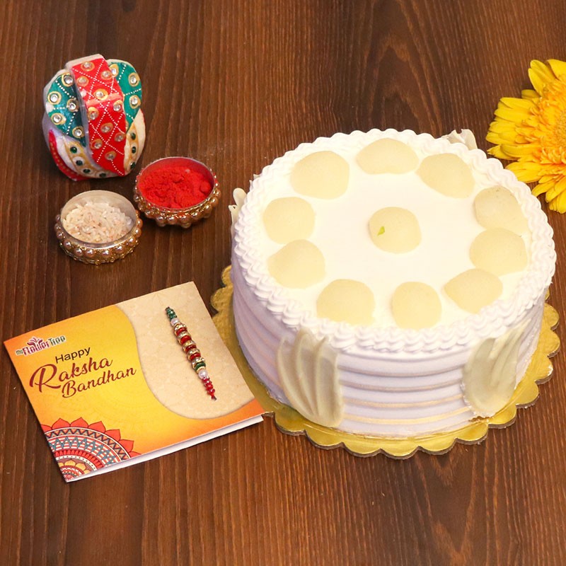 Rakhi With Cake Shopping Online