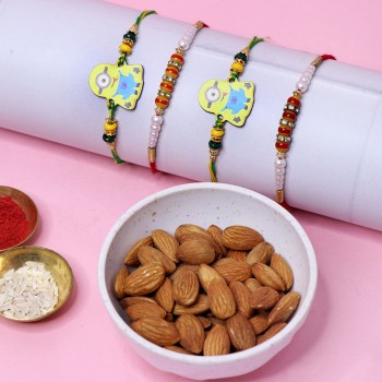 Family Rakhi Pack with Almond