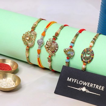 Magnificent Designer Rakhi Combo