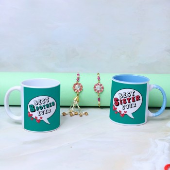 Bhaiya Bhabhi Rakhi sets with Coffee Mugs