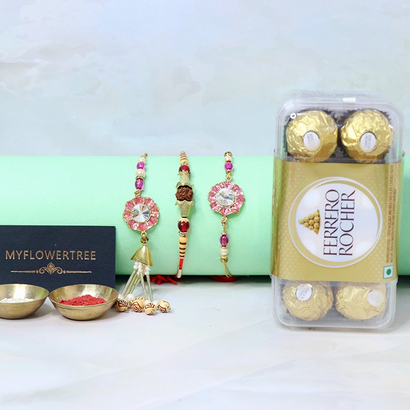 Tempting Ferrero Rocher with Rakhi sets