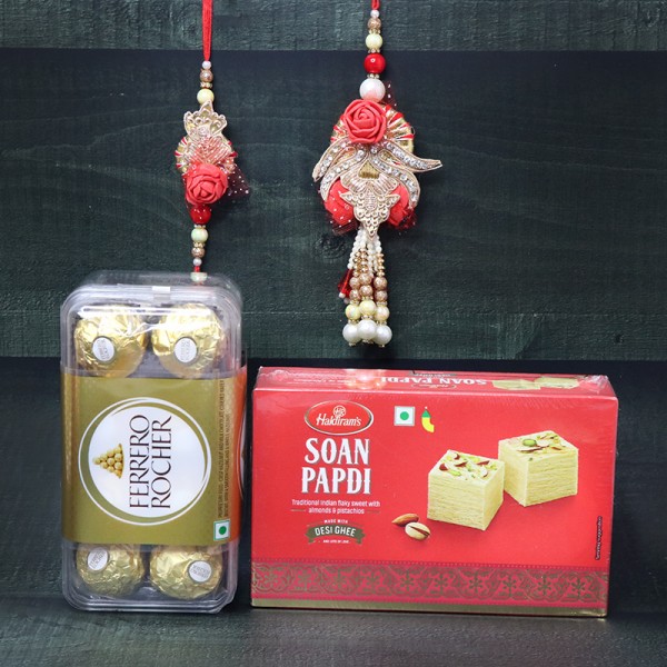 Perfect Rakhi N Sweet Combo