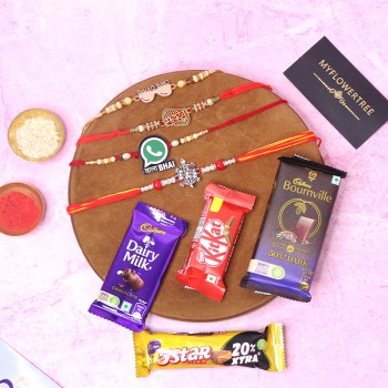 Chocolate Combo with pack of Rakhis