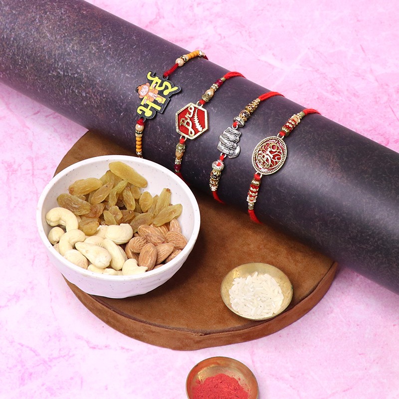 Combo Of Dryfruit N Rakhi