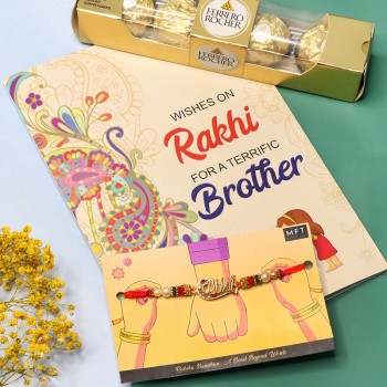 Elegant Rakhi Gift Duo