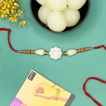 Stunning Pearl Rakhi Combo