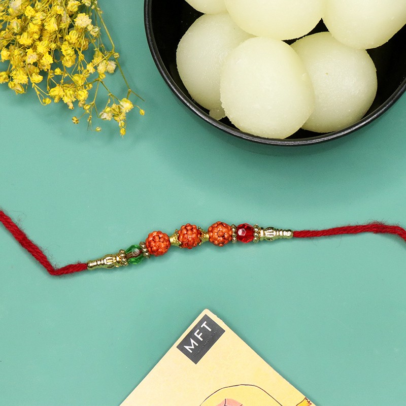 rakhi with rasgulla