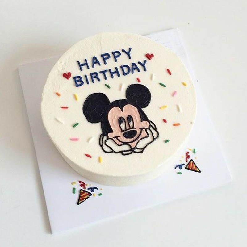 One Kg Mickey Mouse Fondant Cake