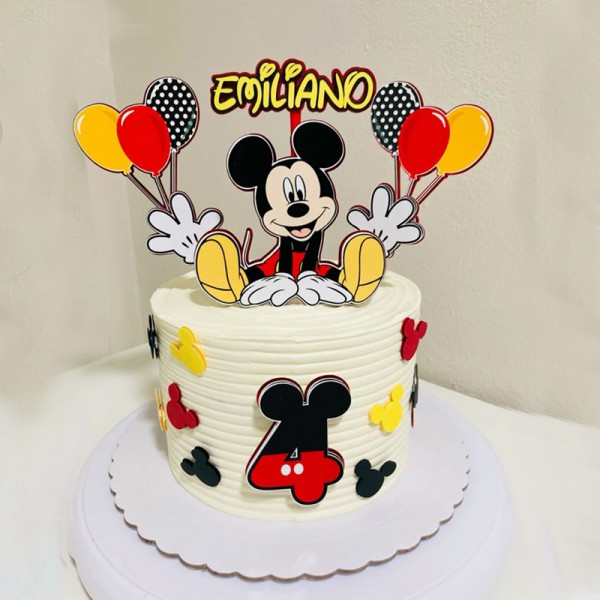 Mickey Mouse Theme Cake