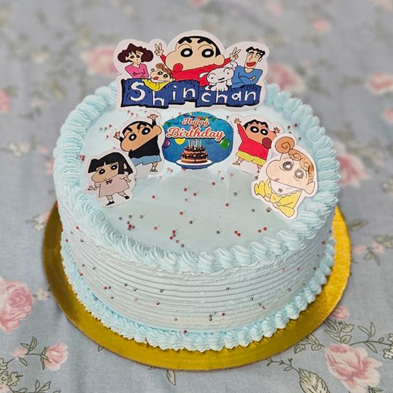 1 Kg Chocolate Fondant Shinchan Designer Cake