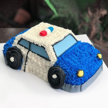 Police Car Theme Cake