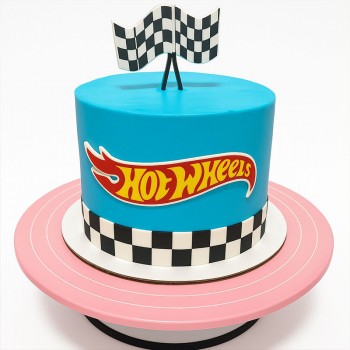 Hot Wheels Theme Cake