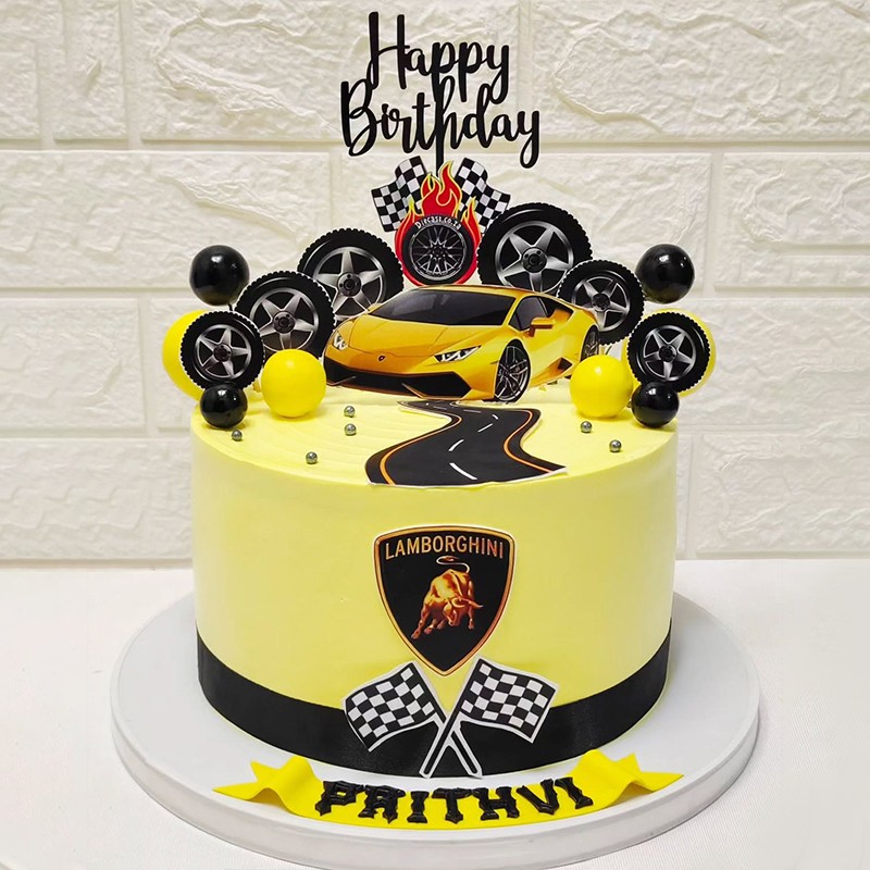 Lamborghini Theme Cake
