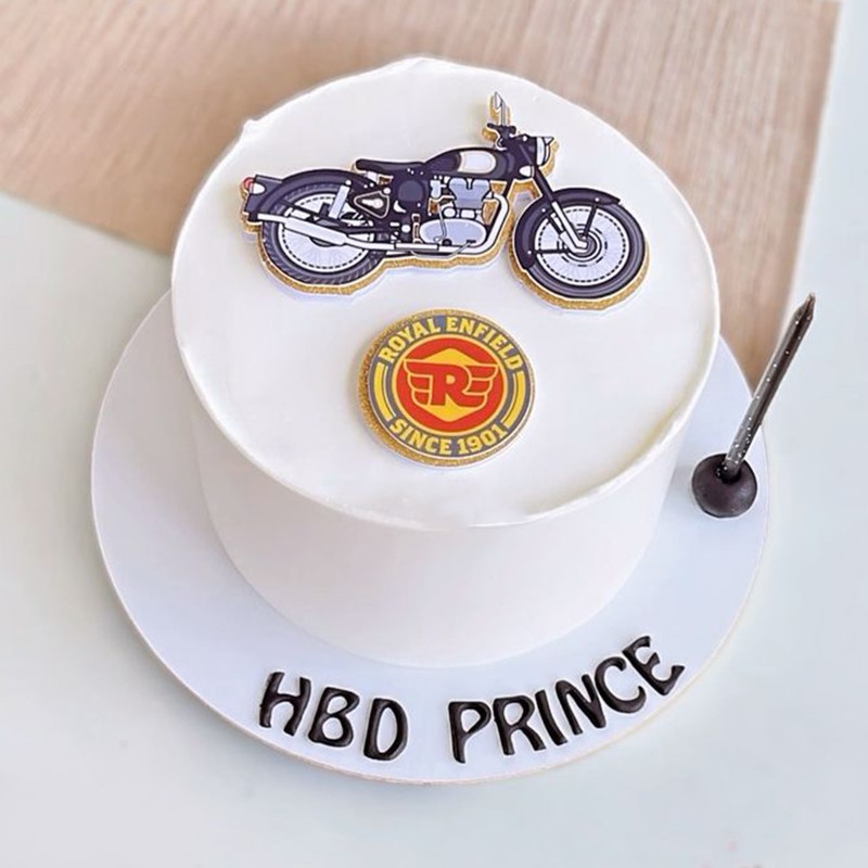 Royal Enfield Theme Cake