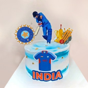 Cricket Theme Cake