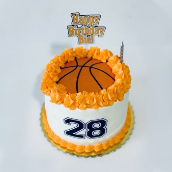 Basketball Theme Cake