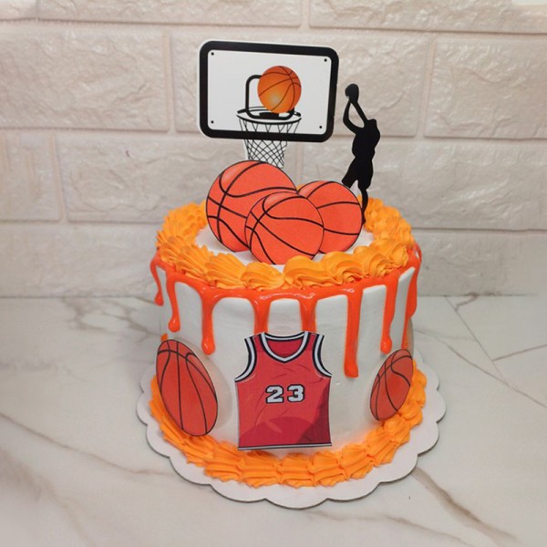 Basketball Lover Theme Cake