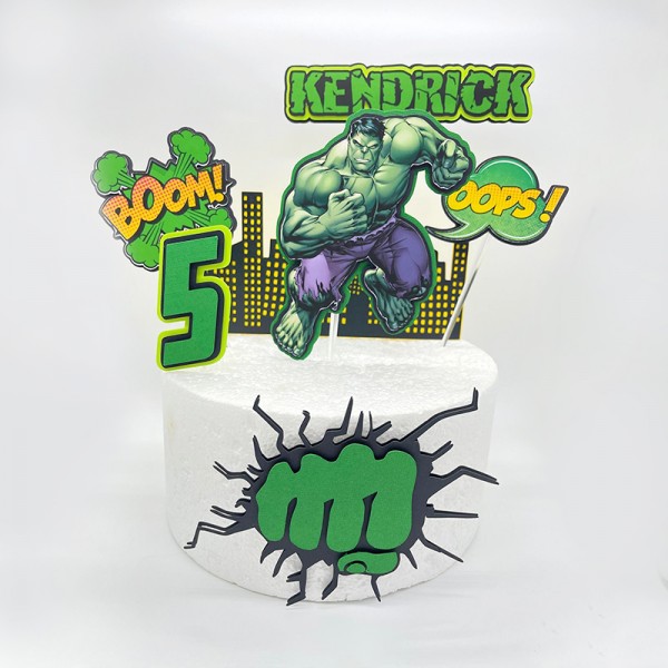Mighty Hulk Chocolate Cake