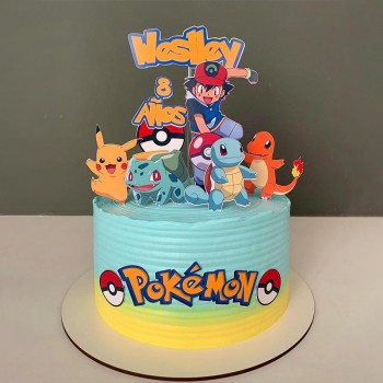 Pokemon Cartoon Cake