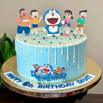 Doraemon Cartoon Cake