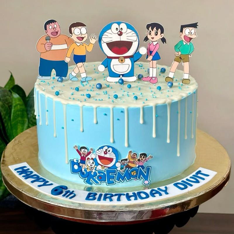 Doraemon Cartoon Cake