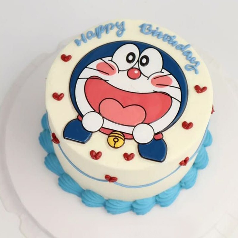 Doraemon Theme Cake